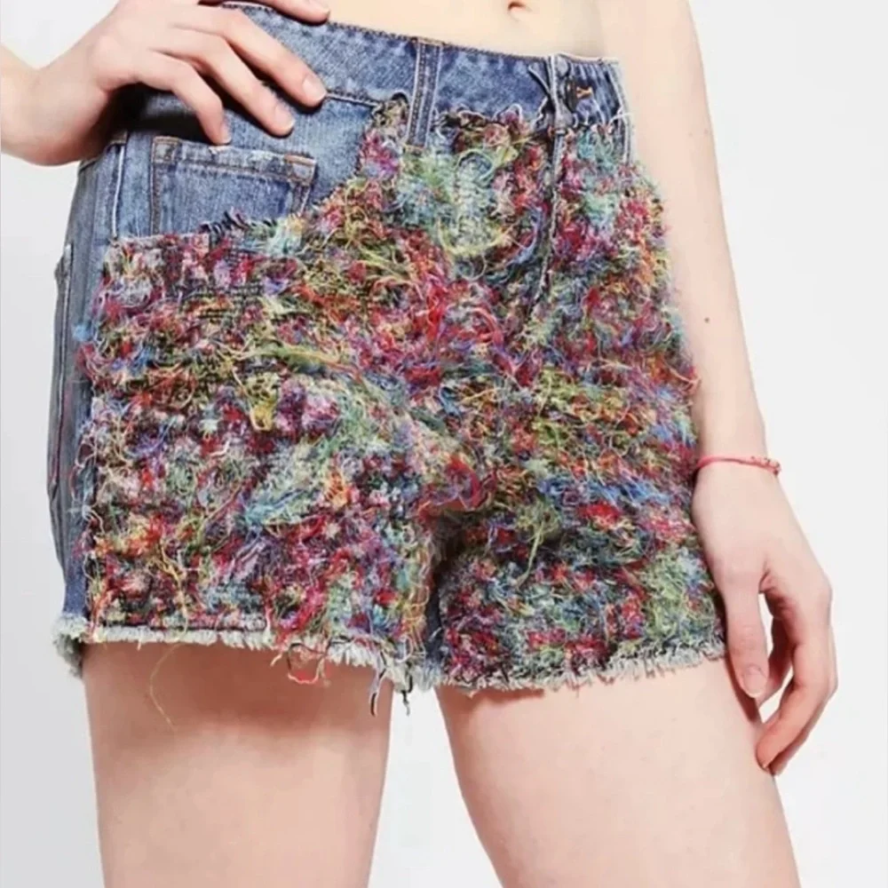 Denim Shorts Size 27 Mid Rise Freja Vintage Fit From Urban Outfitters